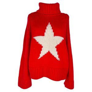 Goldbergh Beauty Star Knitwear Sweater in Red Wool